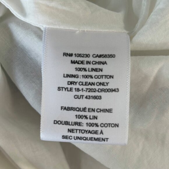 NWT Joie 100% Linen Colorblock Striped Maxi Dress Multi Eugenia Size M - Picture 14 of 14